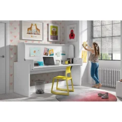Vipack lit transformable en bureau d...