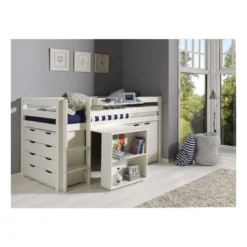 Vipack pino commode 4 tiroirs mdf bl...