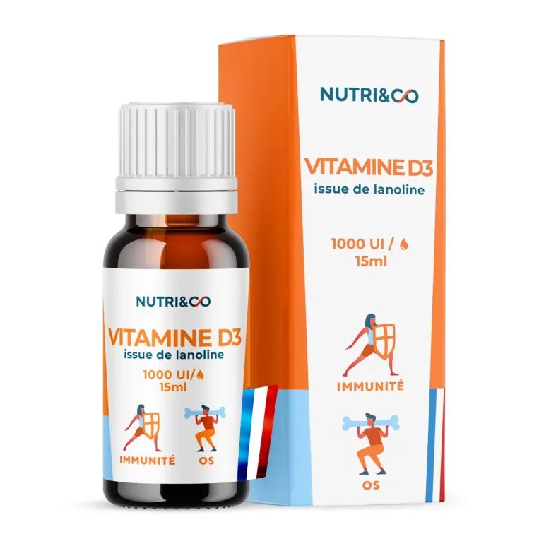 Vitamine d3 lanoline - immunité - 5 mois