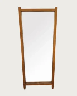 Vivo - miroir sur pied en bois massif de manguier