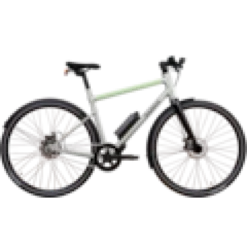 Vélo électrique parco 006 cadre haut vert