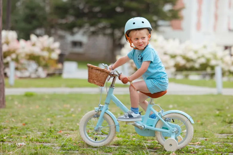 Vélo 12 pouces turquoise enfant 2-4 ans Turquoise