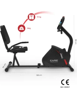 Vélo semi allongé - cardio master - care