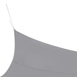 Voile d'ombrage 4x3 m gris clair