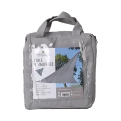 Voile d'ombrage 3.6x3.6x3.6 m gris