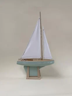 Voilier le beajour vert d'eau 40cm