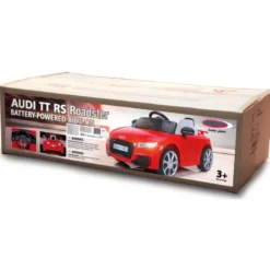 Voiture audi tt rs rouge 12v