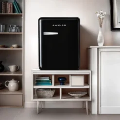 Weiss9 mini frigo vintage noir