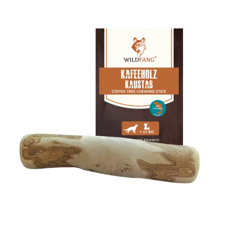 Wildfang - bâton à mâcher en bois de caféier à l'huile de saumon - 1 x l