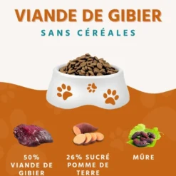 Wildfang croquettes adultes au gibier - sans céréales - 2 x 6 kg
