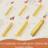 Wildfang® fromage à mâcher - bâton à mâcher au fromage à pâte dure - 3 x s