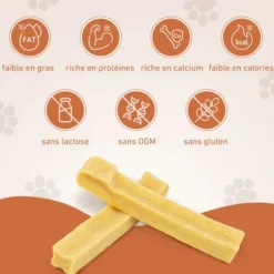 Wildfang® fromage à mâcher - bâton à mâcher au fromage à pâte dure - 3 x xl