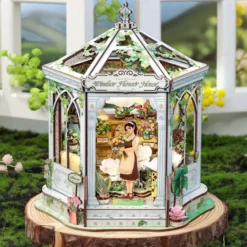 Windsor flower house - maquette booknook serre-livre