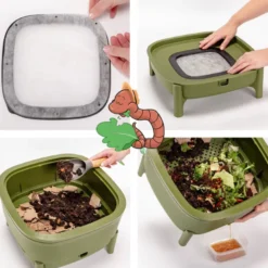 Wormcube lombricomposteur vert 2p