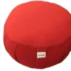 Zafu en kapok bio bordeaux