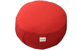 Zafu en kapok bio bordeaux