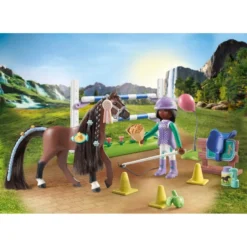 Zoe & blaze avec parcours d'obstacles